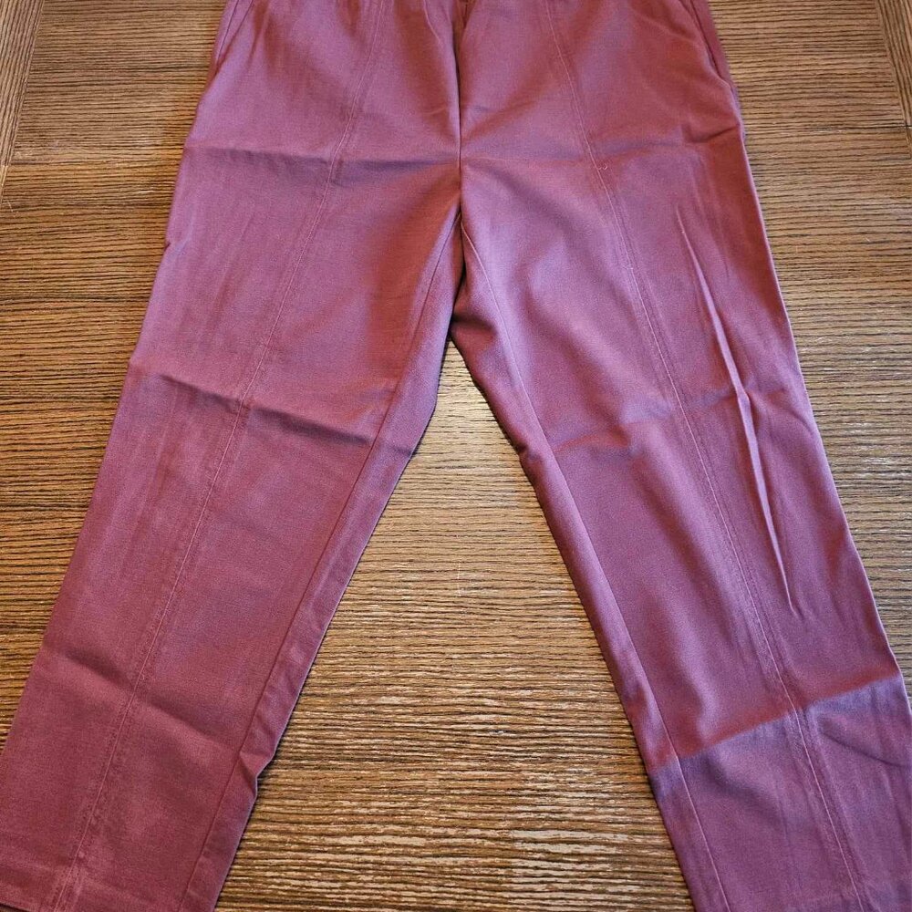 JJill Essential Cotton-Stretch pull on pants, size 20